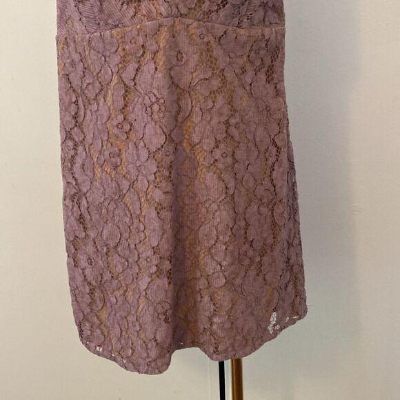 Free People Dangerous Love Lace Mini Dress Size 8 - Picture 6 of 15